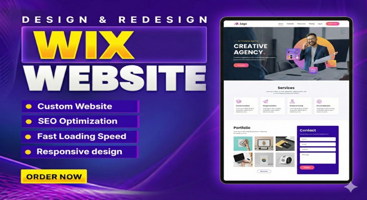 I will do wix website design, redesign wix website, wix online store